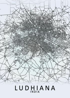 Ludhiana India City Map