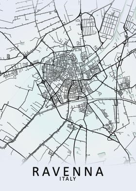 Ravenna Italy City Map