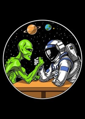 Space Alien Arm Wrestling