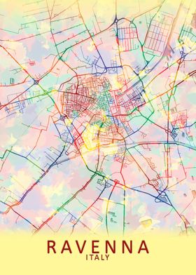 Ravenna Italy City Map