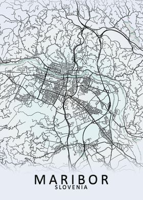 Maribor Slovenia City Map