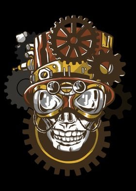 Steampunk Skull