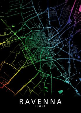 Ravenna Italy City Map