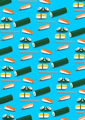 Sushi Pattern