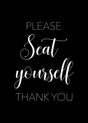 Please Seat Yourself II