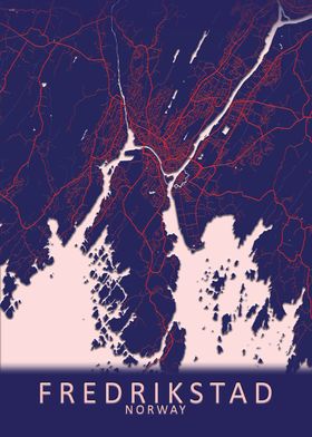 Fredrikstad Norway Map