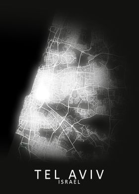 Tel Aviv Israel City Map