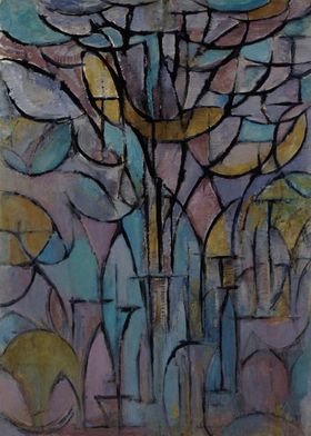 Piet Mondrian Trees