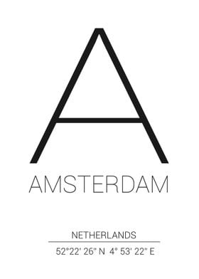 Amsterdam Coordinates