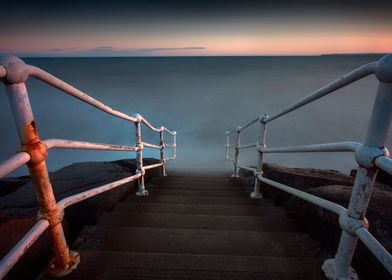 handrail at Aberavon beach