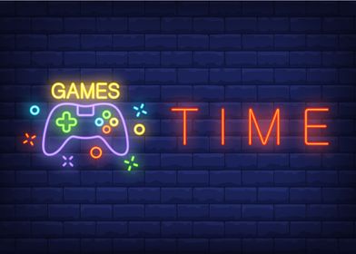 Game Time Neon Gamepad