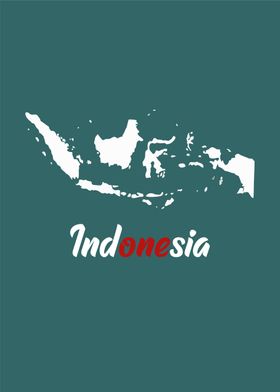 Map of Indonesia 