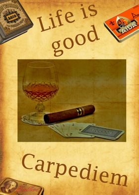 Whiskey Cigars Cards