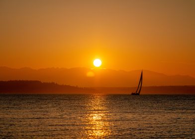 Sailing on the Sunset