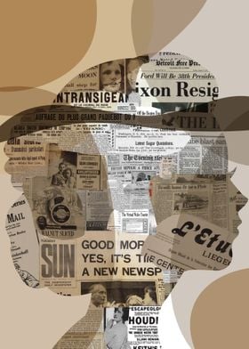 Newspaper Art 6