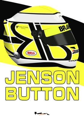 Jenson Button's 09 helmet