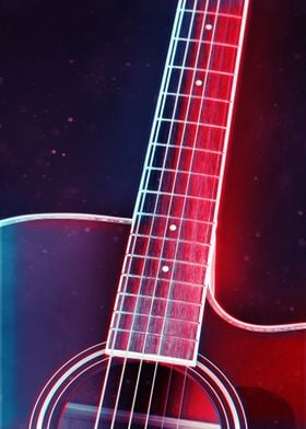 Neon Guitar 5