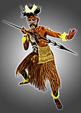 Papua War Dancer