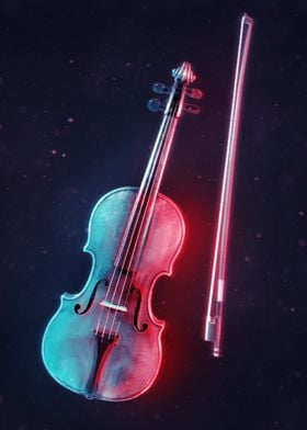 Neon Violin 5