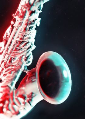 Neon Saxophone 1