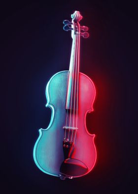 Neon Violin 1