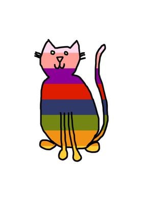 Rainbow Cat