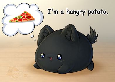 Hangry Potato Cat