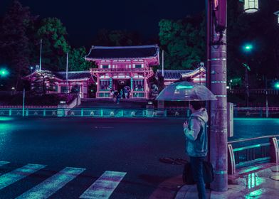 Yasaka Shrine Midnight