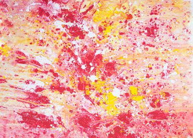 Red and Yellow Splatter