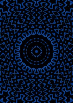 Blue Mandala 6