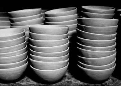 Pottery bowls