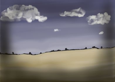 Watercolor horizon