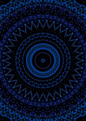 Blue Mandala 8