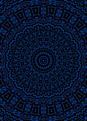 Blue Mandala 7