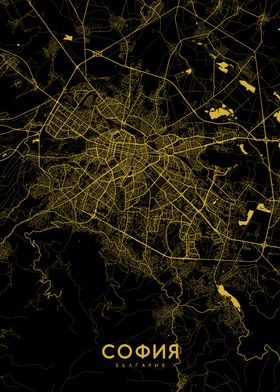 Sofiya map gold