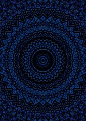 Blue Mandala 10