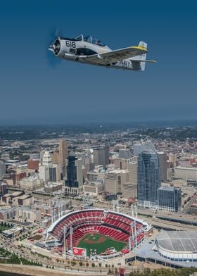 T28 Trojan over Cincinnati