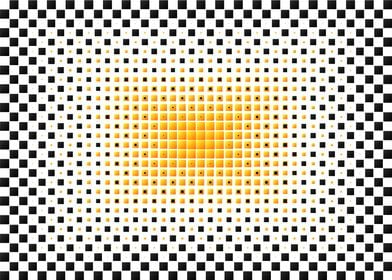 black white yellow tiles