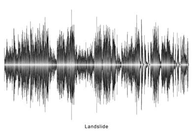 Landslide Soundwave Art