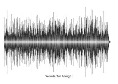 Eric Clapton Soundwave Art