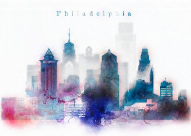 Philadelphia PA Skyline