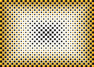 black white yellow tiles
