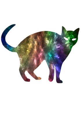 Colorful cat