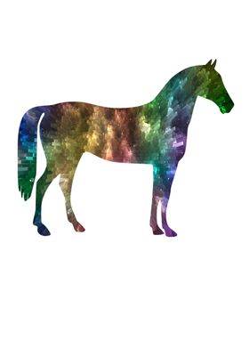 Colorful horse