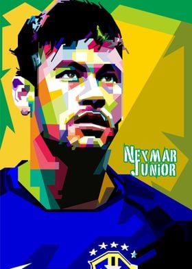Neymar Junior pop art