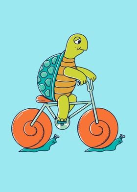Turtle and Bicicycle