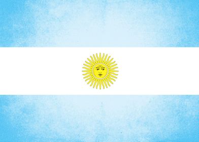 Argentina vintage flag