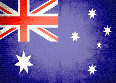 Australia vintage flag