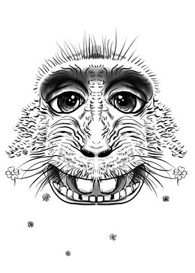 A self-portrait monkey