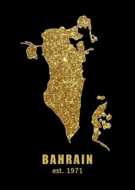 Bahrain gold map